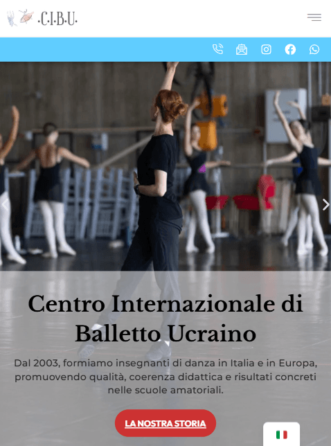 caso studio: cibu nuova homepage