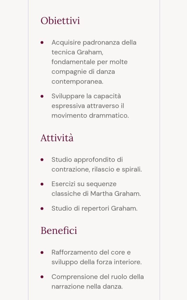 caso studio carcano obiettivi corso