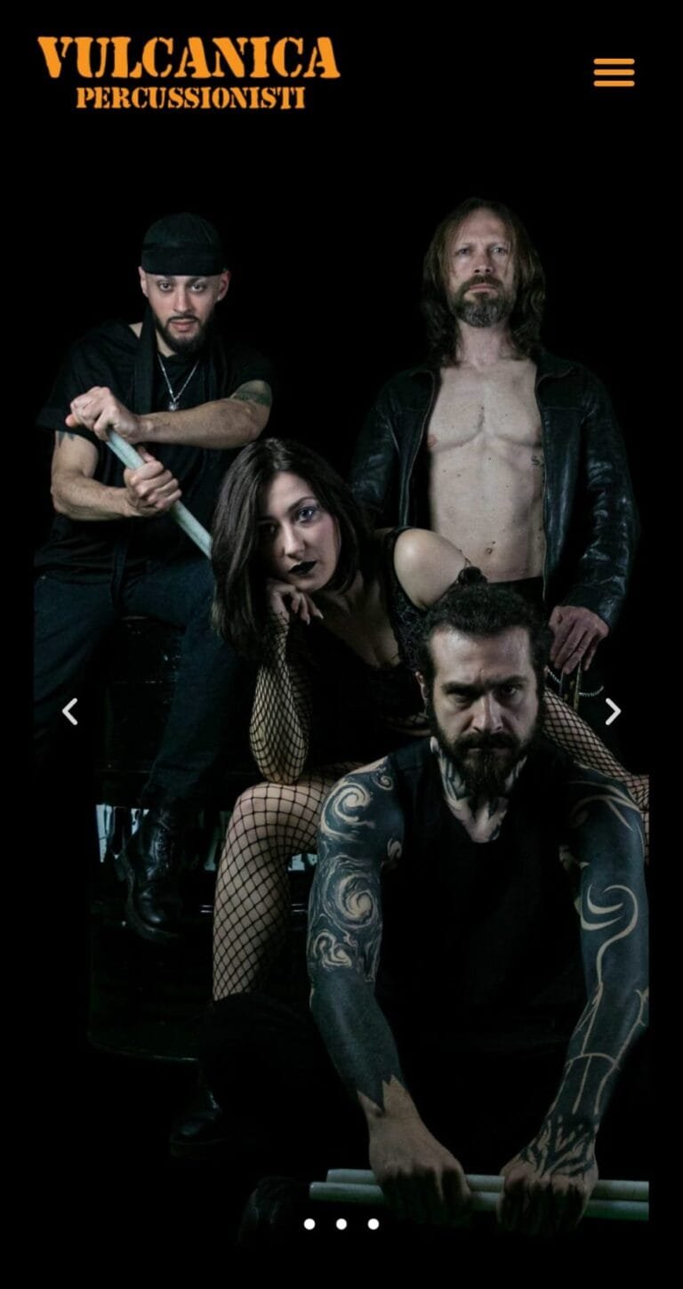 caso studio: vulcanica homepage