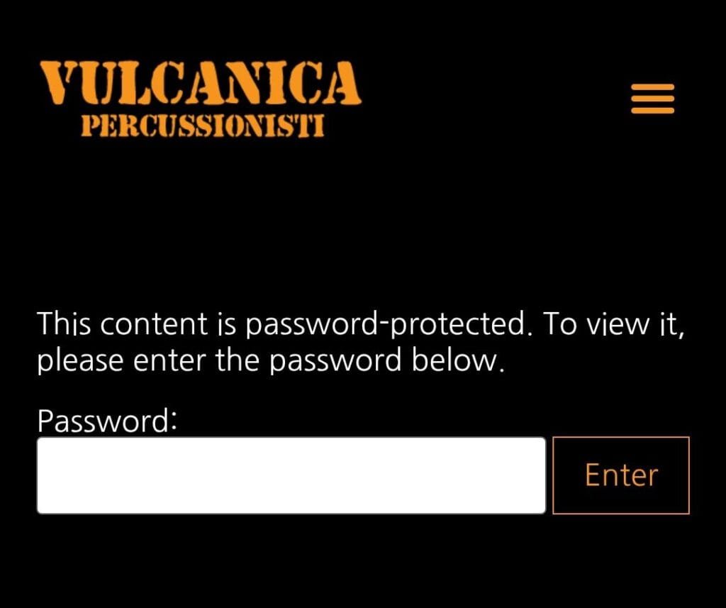 caso studio: area riservata vulcanica