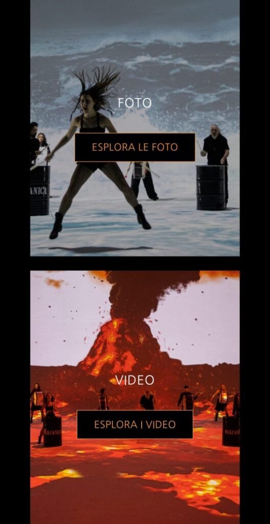 caso studio: galleria vulcanica