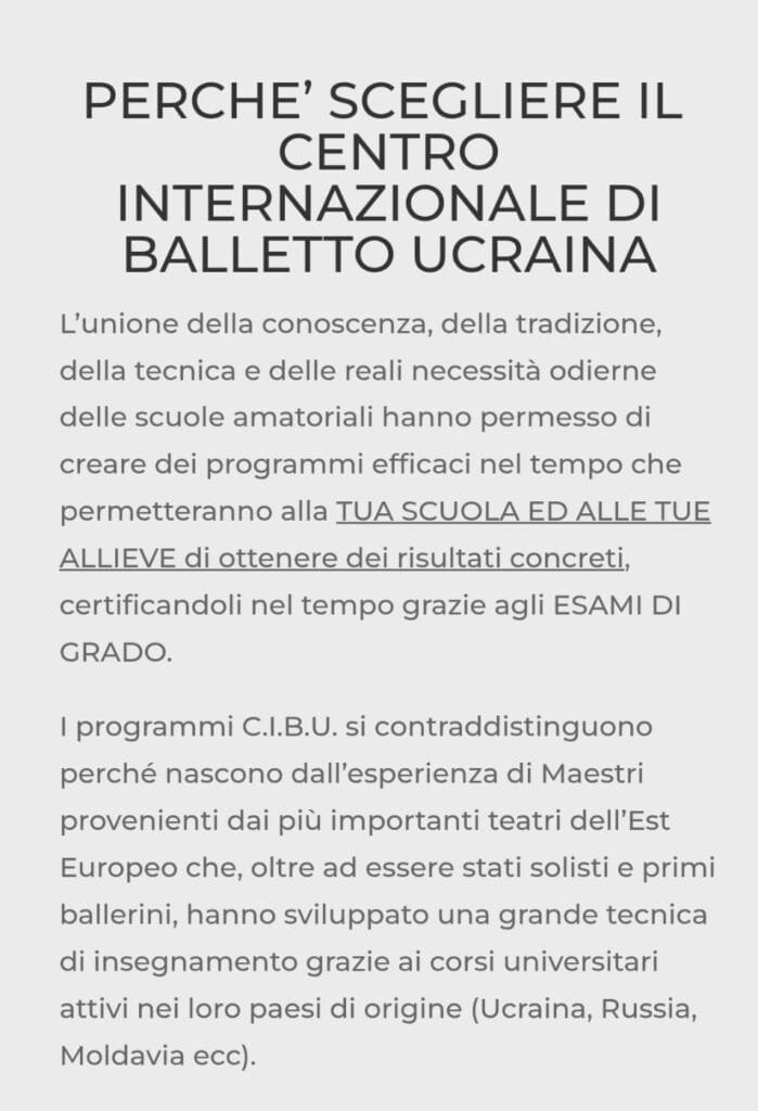 caso studio: cibu vecchio perché sceglierci